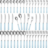 Set De Cubiertos De Acero Inoxidable Para 8 Personas