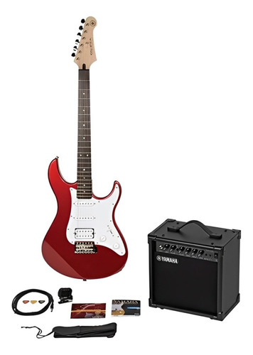 Yamaha Eg112gpiimr Paquete De Guitarra Eléctrica Roja