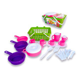 613 Canasta Set Cocina Y Te Completo Duravit Color Rosa Chicle