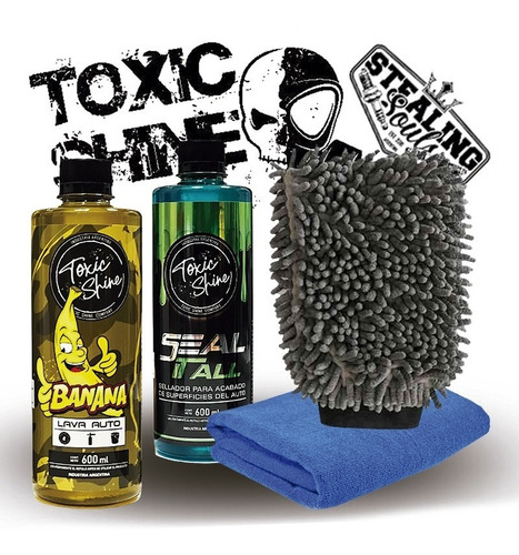Toxic Shine | Kit Combo Lavado | Básico #06 | Shampoo + Cera