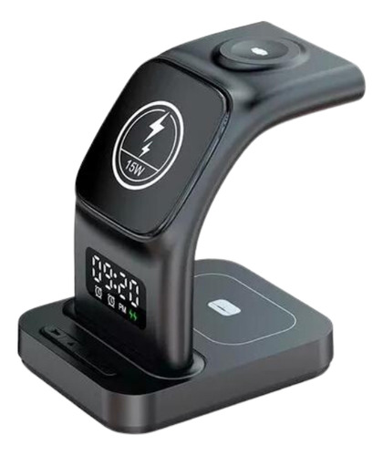 Carregador Sem Fio 5 X 1 Para iPhone Apple Watch AirPods