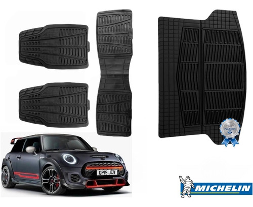 Tapetes 3pz + Cajuela Michelin Mini Cooper Jcwgp 2022