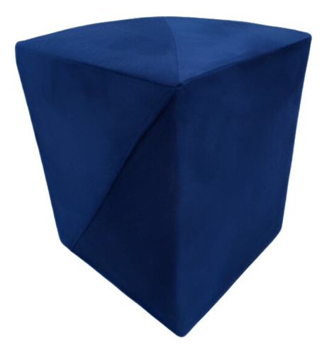 Puff Banqueta Cubo Tecido Suede 34x34x39 Novidade