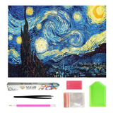 Kit De Pintura Con Diamantes 5d Van Gogh La Noche Estrell...