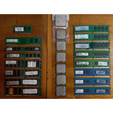Lote: 7 Procesadores Intel Y Amd + 17 Memorias Ram