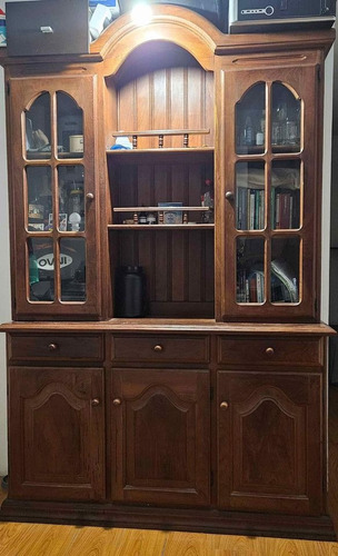 Mueble De Algarrobo Vajillero Multiuso Usado