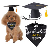 Lkex Gorras De Graduación Para Mascotas Con Bandana, Pajar.