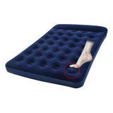 Colchon Inflable De 2 Plazas 191 X 137 Cm Flocked Air Bed Tm