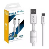 #031 Cable 1hora Micro Usb 2.0 V8 Paquete De 2 Piezas