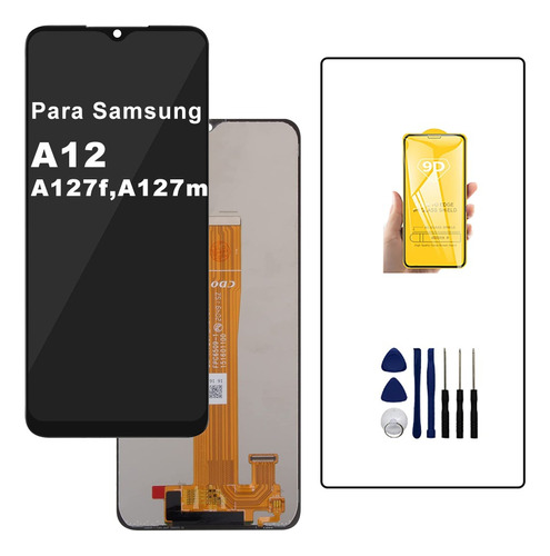 Pantalla Pantalla Táctil Para Samsung Galaxy A12 A127 Lcd