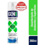 Igenix Desinfectante En Aerosol Tradicional 360cc V/a