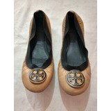 Zapatos Tipo Flats Tory Burch Piel Genuina Original 