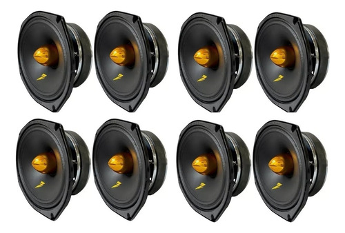 Kit 3 Pares De Alto Falante 6x9 280rms 8ohms Audio Zetta