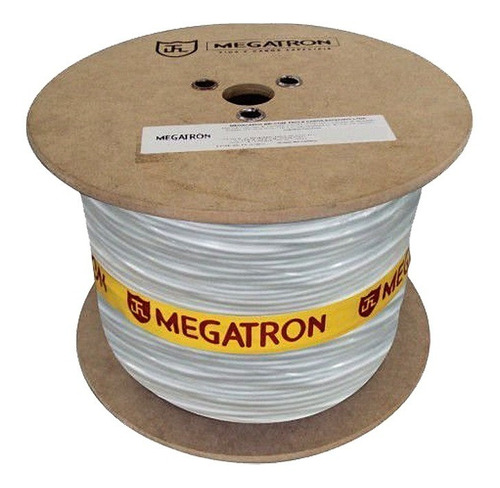 Cabo Coaxial Rg6 Malha 95% Homologado Anatel 300m Megatron