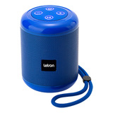 Caixa De Som Portátil Bluetooth Easy 5w Usb Fm Letron Cor Azul