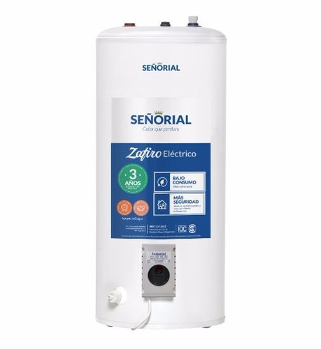 Termotanque Señorial Electrico Conex Superior 95 L Zafiro 