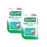 Gum Combo X2 Soft Picks Palillos Interdentales De Hule 15uds