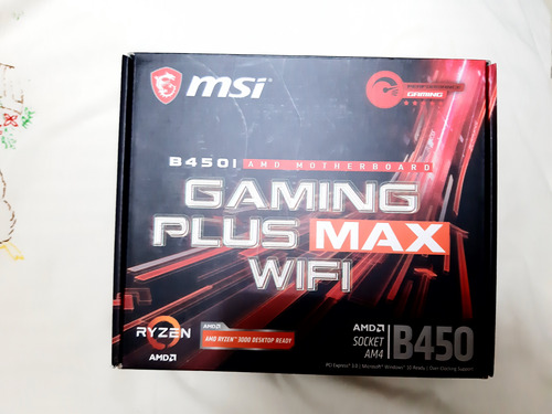 Tarjeta Madre Msi B450i Gaming Plus Max Wifi Itx C/caja