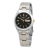 Reloj Seiko Sur361 Para Hombre - Esenciales - Con Esfera Neg