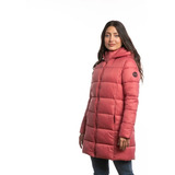 Campera Larga Rusty Daily Puffer Long Coat Importada Mujer