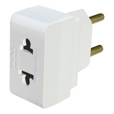 Plug Adaptador 2p Universal Pb 10a 250v Branco 690663 Pial 220v