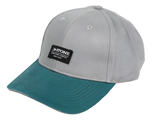 Gorra Cup Gabardina Triple Gris Stone