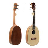 Ukelele De Concierto De Madera De Abeto, Moderno Diseño. 