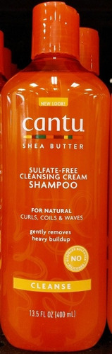 Shampoo Cantu Cleanse Con Manteca De Karite Curls, Coils & W