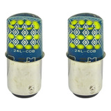 Luz De 24 Led Cob Modelo Cola De Pez 12 Volt/ Set 2 U. 