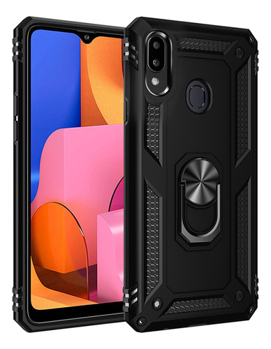 Funda Uso Rudo Con Anillo Para Samsung A20/ A20s/ A21s