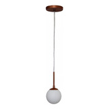 Luminária Pendente Teto Minimalista Moderno Luxo Cobre