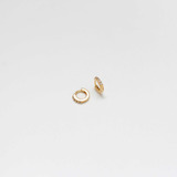 Arete Candonga Mini 0.8 Oro Laminado 18k