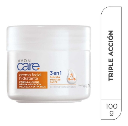 Avon Care Crema Facial Hidratante Piel Normal A Seca 100g Momento De Aplicación Día/noche Tipo De Piel Piel Seca A Extraseca