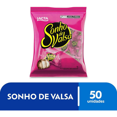 Wafer Recheado Sonho de Valsa Sabor Chocolate - Pacote 1kg | MercadoLivre