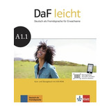 Daf Leicht A1.1 - Kursbuch + Arbeitsbuch, De Jentges, Sabine. Editorial Klett, Tapa Blanda En Alemán, 2014