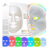 Máscara Facial Led Sin Cuello De Fototerapia Con 7 Colores