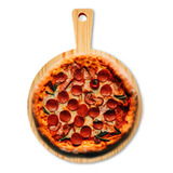 10 Tábuas De Pizza Personalizadas - Madeira De Pinus 35 Cm