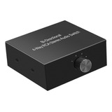 4 Puertos Bidireccional R L Rca Audio Switcher Box Para Dvd