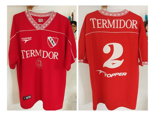 Camiseta De Independiente Topper Usada En Juego Clausura2000