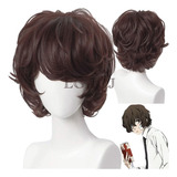 Peluca Bungou Stray Dogs  Peluca Para Cosplay  Pelo Castaño