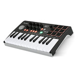 Teclado Midi Portátil Emk-25 De Asmuse, Teclado Midi Bluetoo