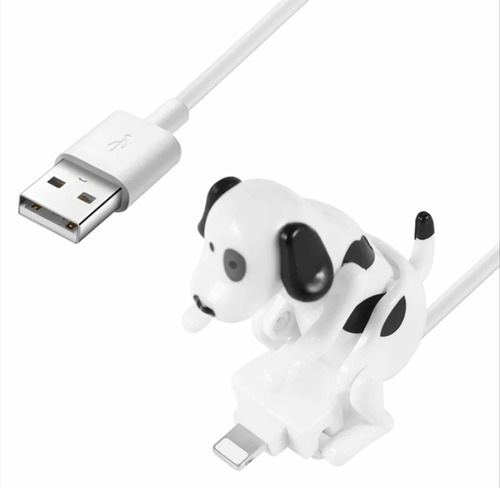 Cargador Divertido Perrito C/movimiento, Cable Usb Tipoc Cel