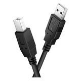 Cable Midi Usb B De 3 Pies Instrumentos, Cable De Impre...