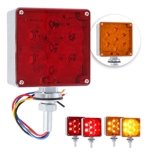 Plafon Lateral Direccional Mini 28 Led Bicolor 12-24v