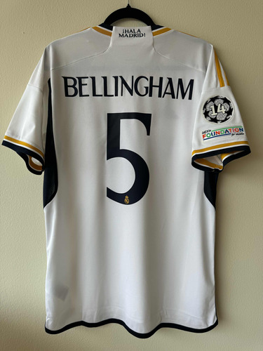 Jude Bellingham #5 - Hombres Large - Jersey Real Madrid Home