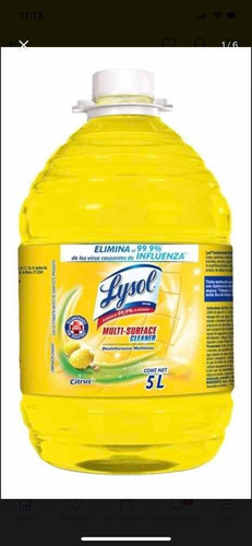 Lysol 5lts Limpiador Multi Usos