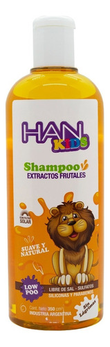 Han Kids Shampoo Infantil Niños Low Poo Sin Sulfatos 350ml
