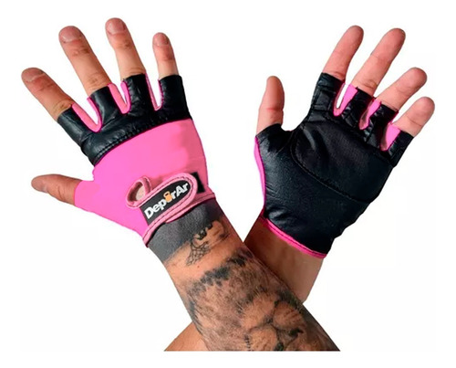 Guantes Gimnasio Gym Fitness Manopla Pesas Spinning Deporar