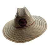 Sombrero Quiksilver Original Paja Natural Calidad