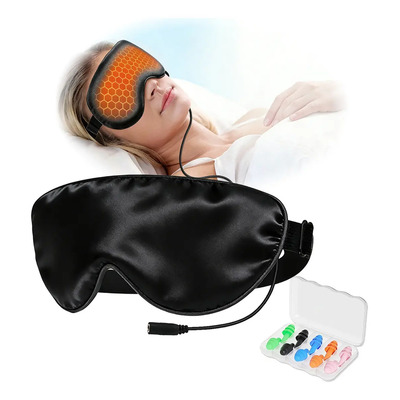 Máscara Térmica Para Ojos Con 5 Pares De Tapones Eléctrica USB Control de Temperatura y Temporizador Calentamiento Profundocon temperatura ajustable para migrañas para dormir | MercadoLibre